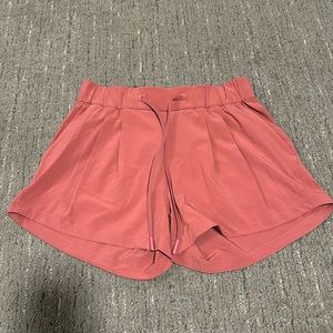 Pink lululemon shorts